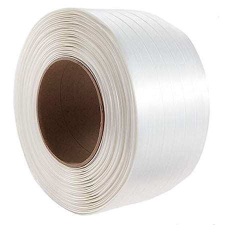 Poly Cord Strapping, 3/4x1640 Ft., White